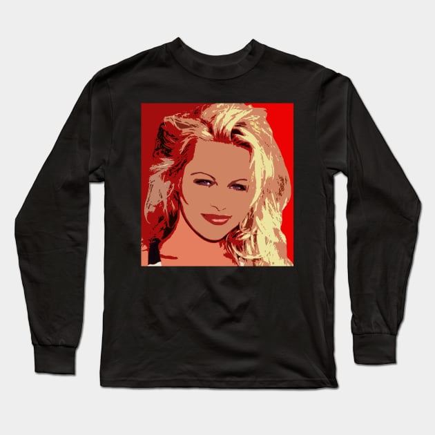 pamela anderson Long Sleeve T-Shirt by oryan80